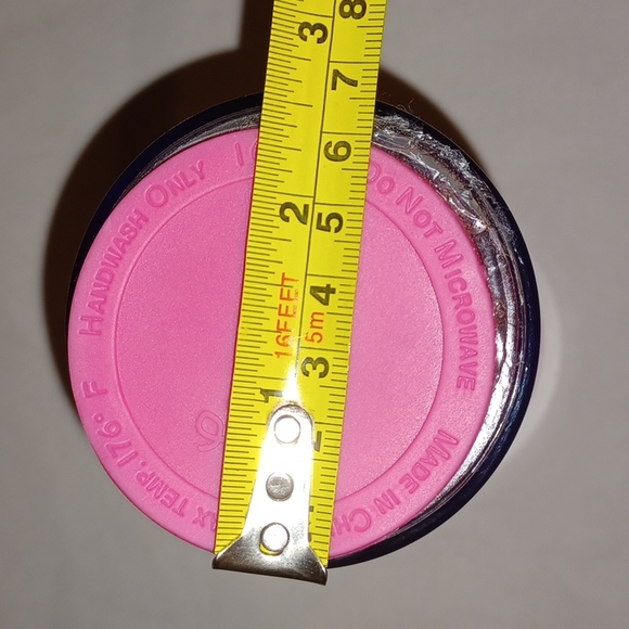 Lilly Pulitzer Hot Spot multi print Fall 2014 pink lid 16 oz Travel Cup - Picture 7 of 17